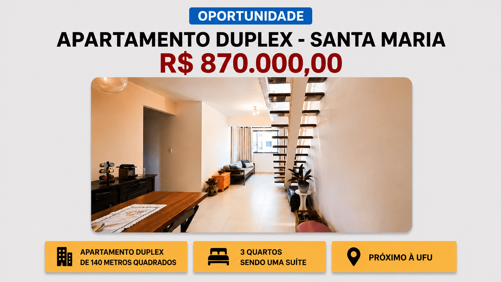 Cobertura em Santa Maria - Uberlândia