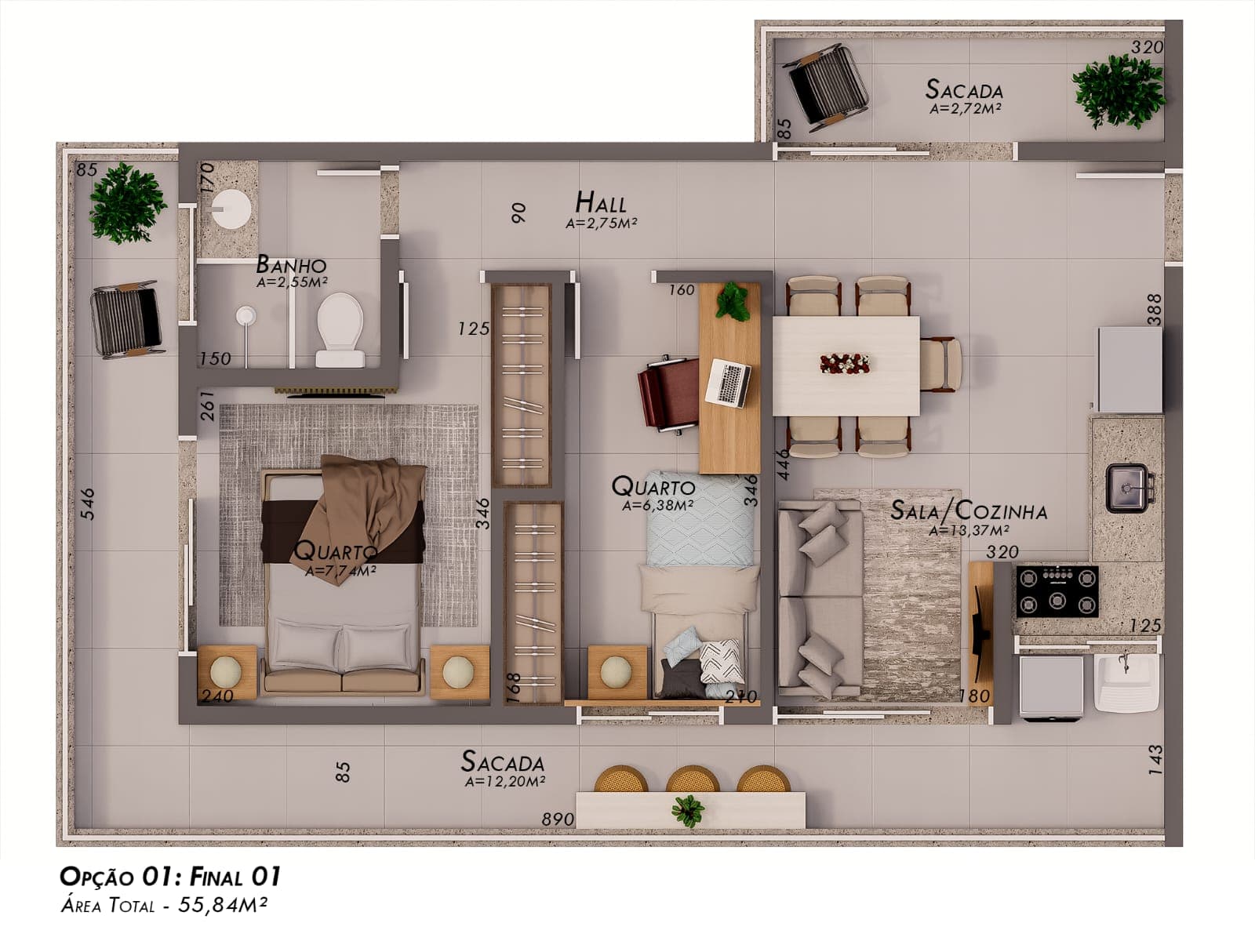 Apartamento em Nossa Senhora das Graças - Uberlândia
