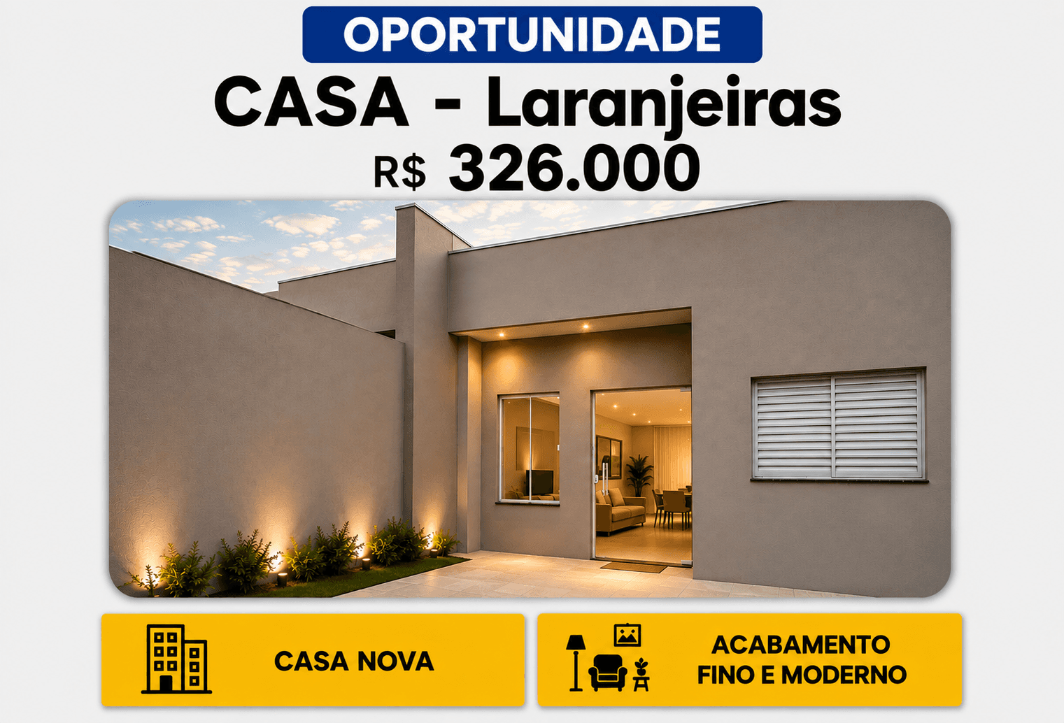 Casa em Laranjeiras - Uberlândia